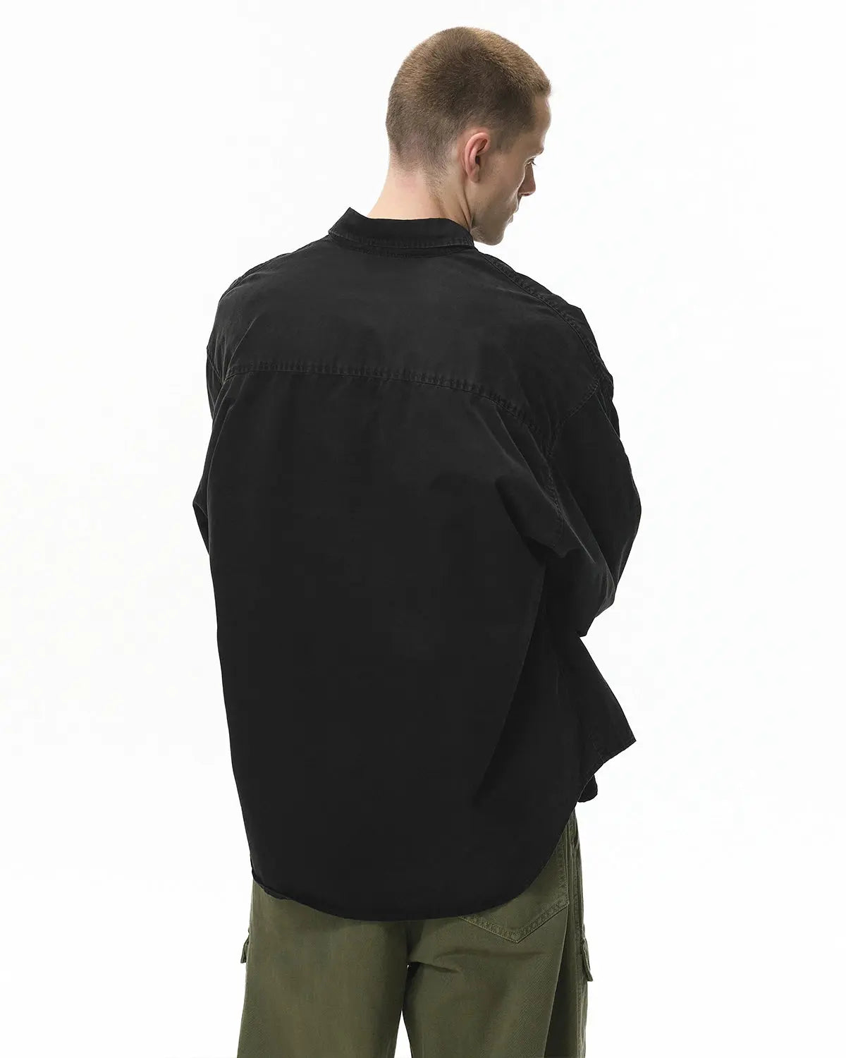 Acid Wash Cargo Shirt Jacket | Inflation Streetwear