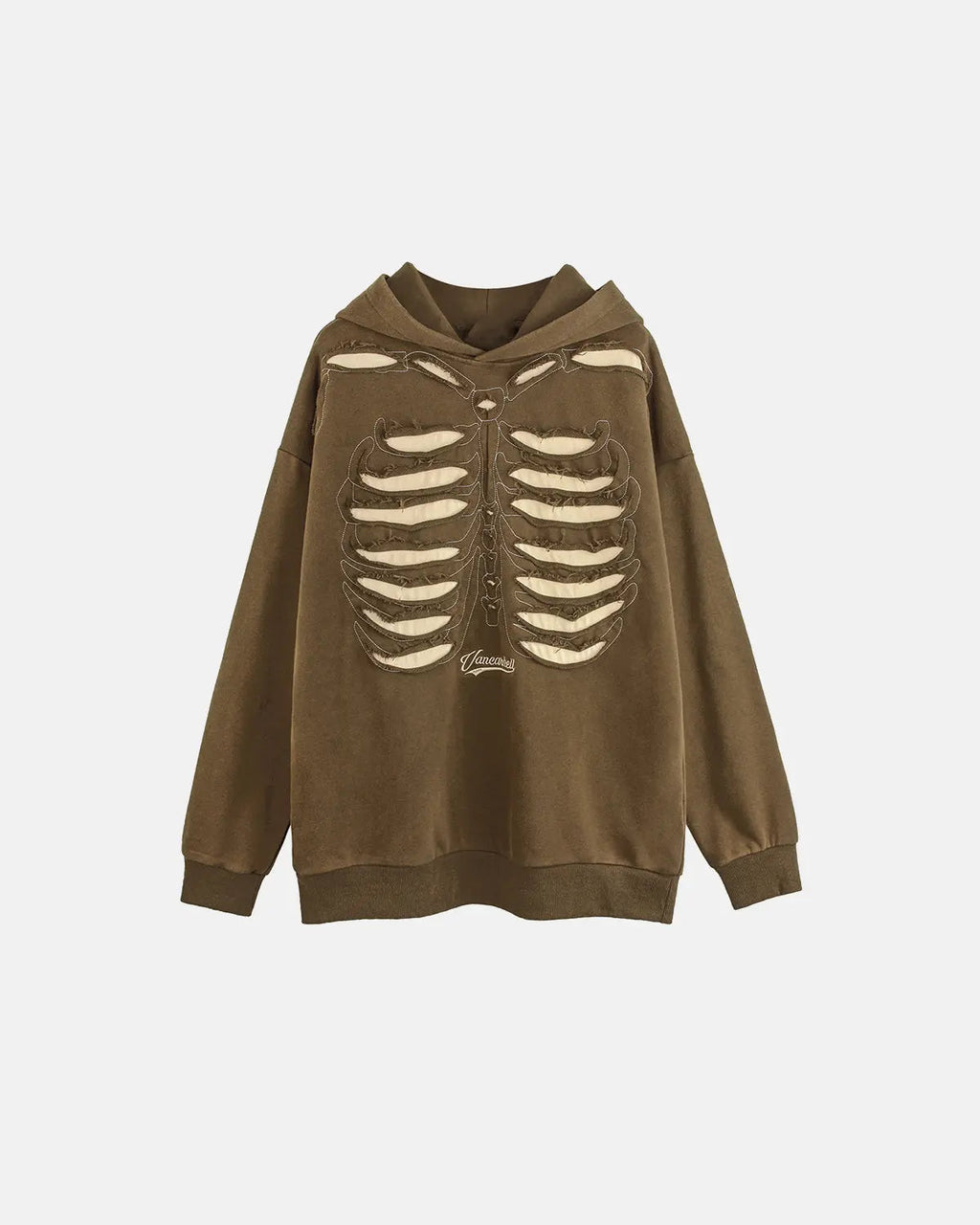 Distressed Ribcage Wash Hoodie | Inflation Streetwear