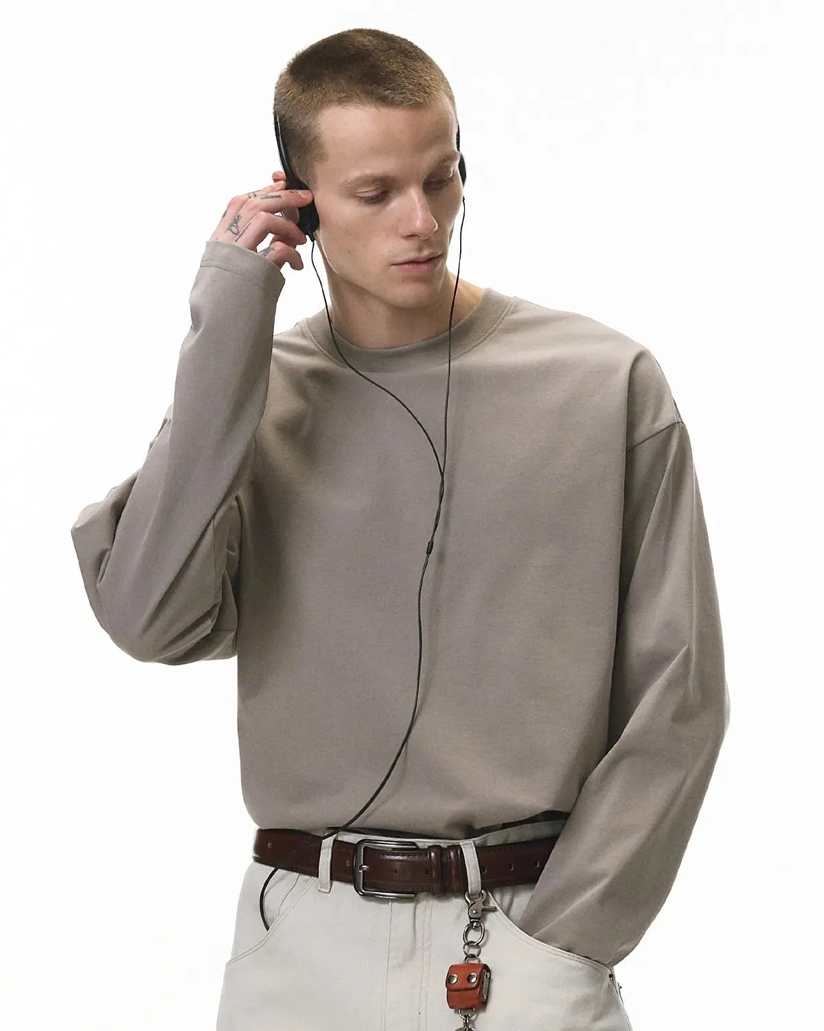 Blank Cotton Long Sleeve Tees | Inflation Streetwear