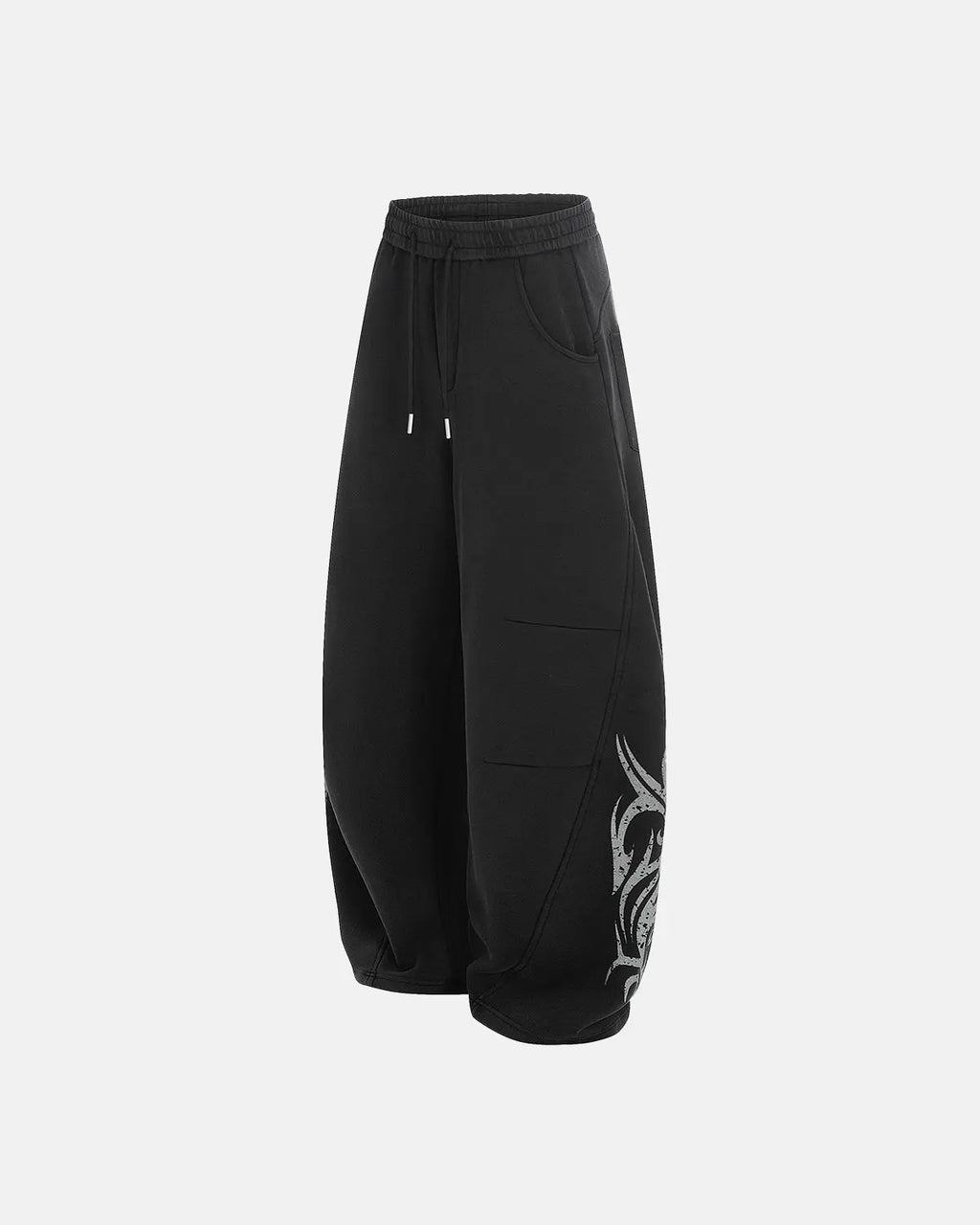Washed Distressed Barrel Sweatpants | Inflation Streetwear