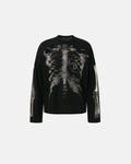 Skeleton Graphic Washed Long Sleeve | Inflation Streetwear