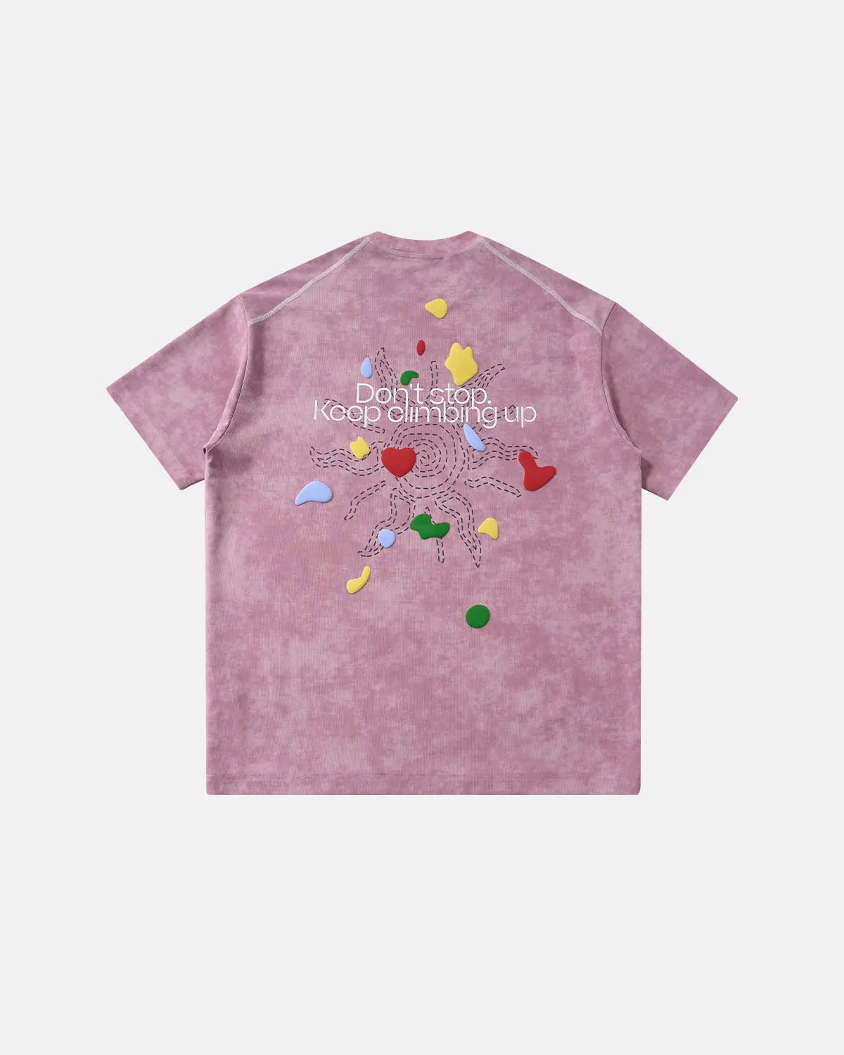 Climbing Graphic Puff Print T-Shirt | Inflation Streetwear