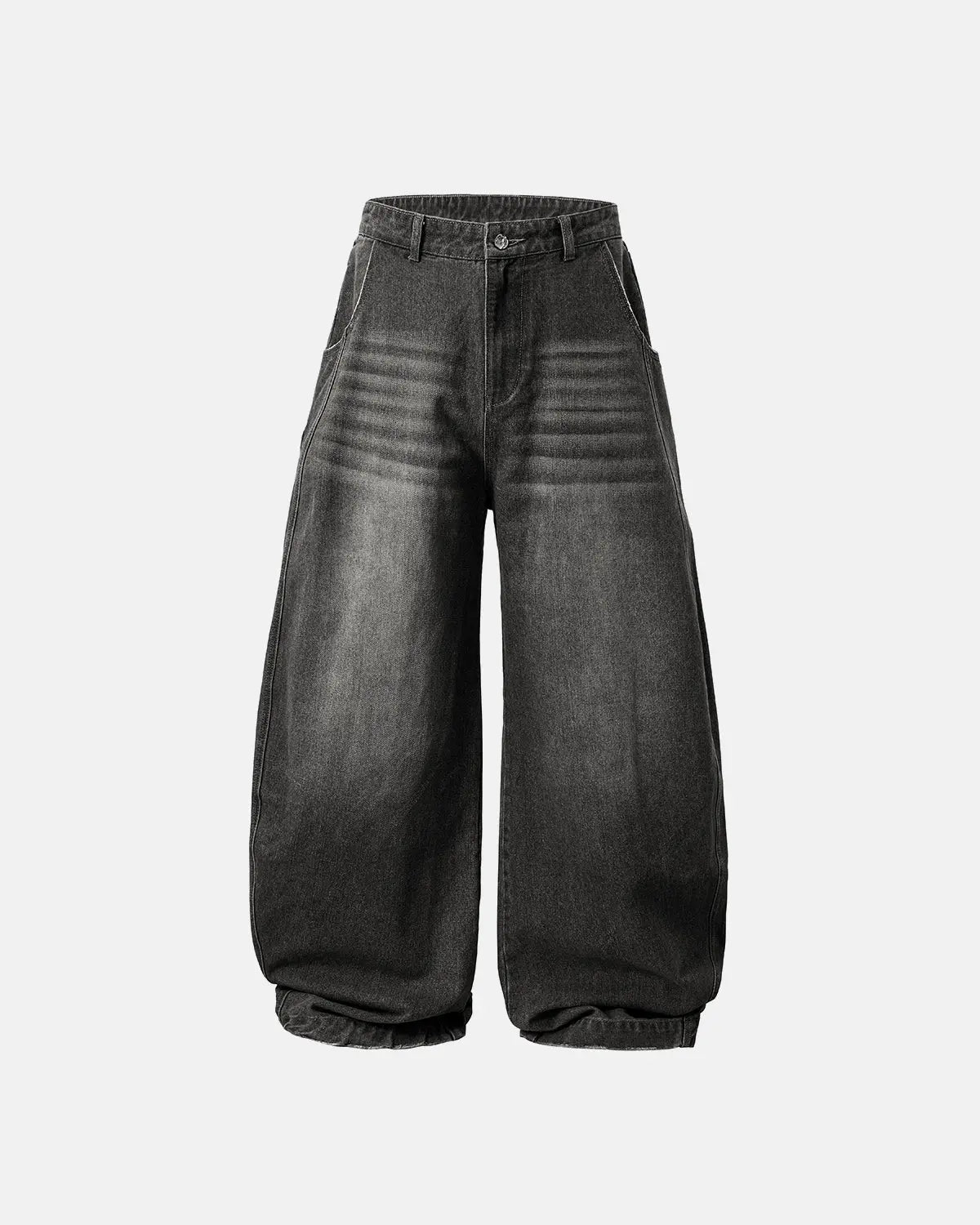 INFLATION Washed Barrel Baggy Jeans
