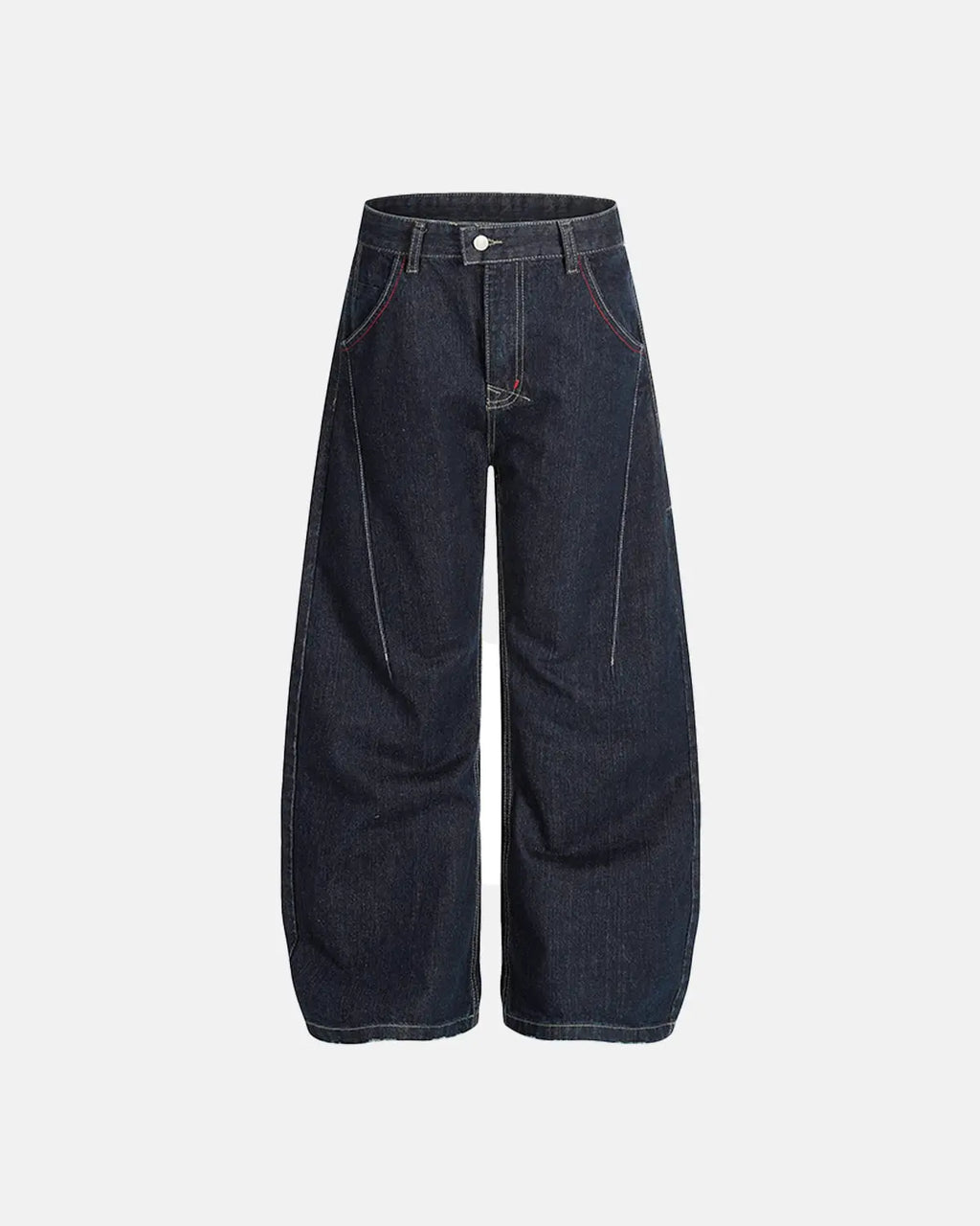Raw Blue Deconstructed Baggy Jeans | Inflation Streetwear