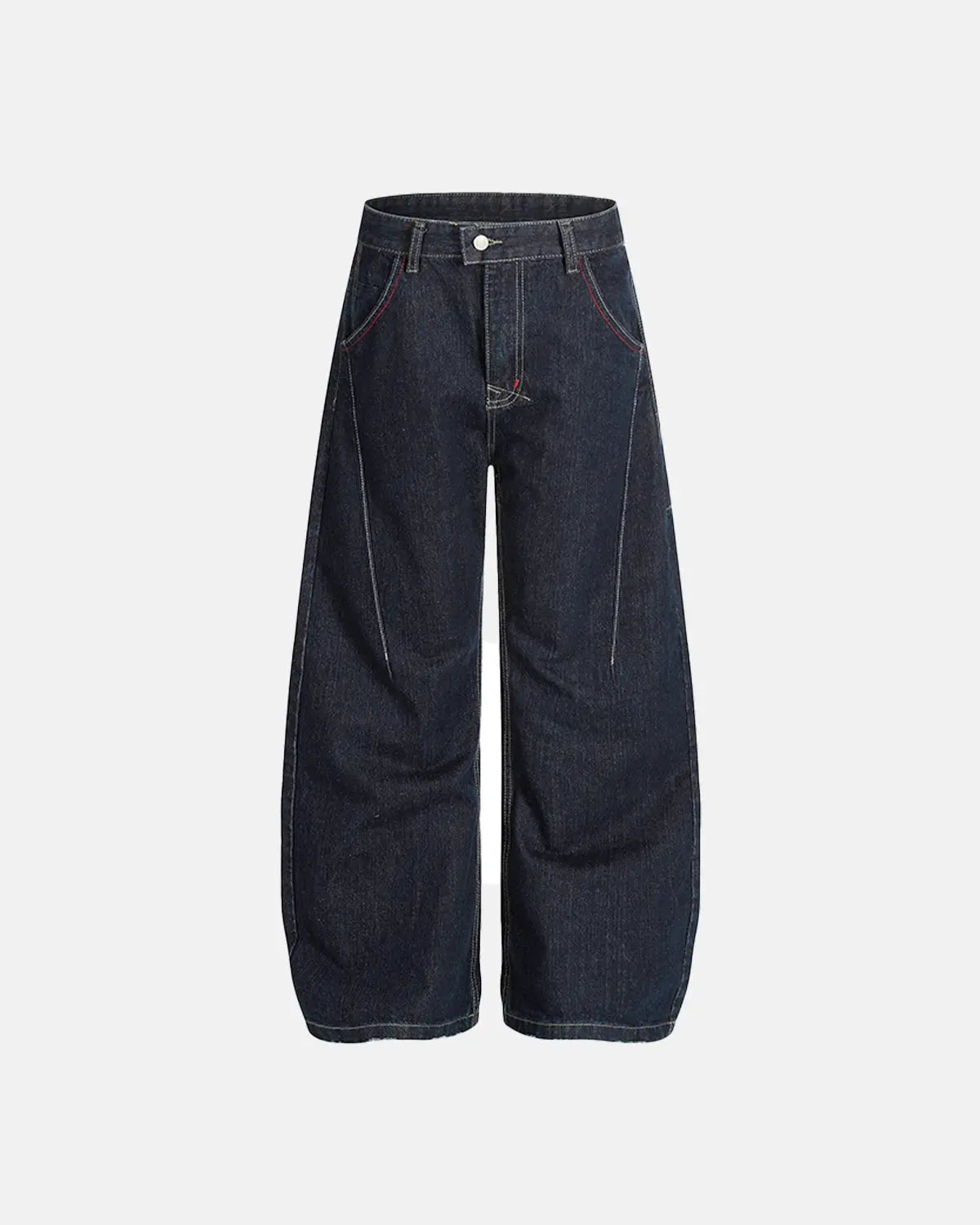 Raw Blue Deconstructed Baggy Jeans | Inflation Streetwear