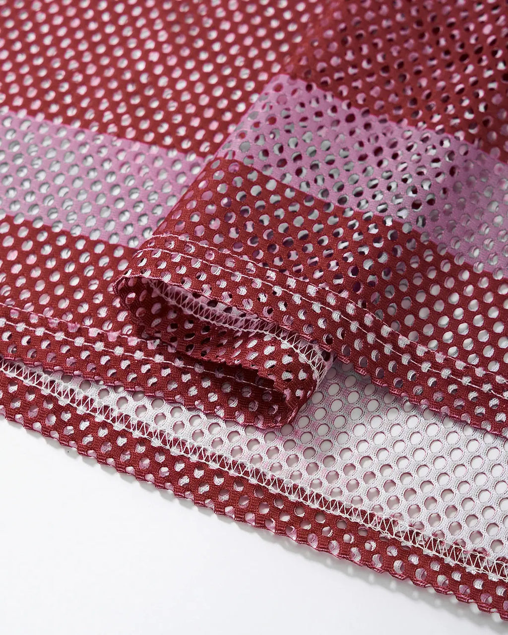V-neck Graphic Mesh Jersey | Inflation Streetwear