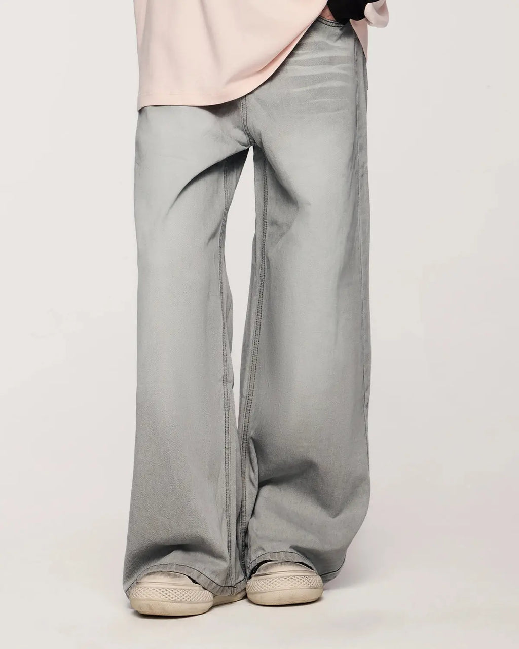 Washed Distressed Baggy Jeans | Inflation Streetwear