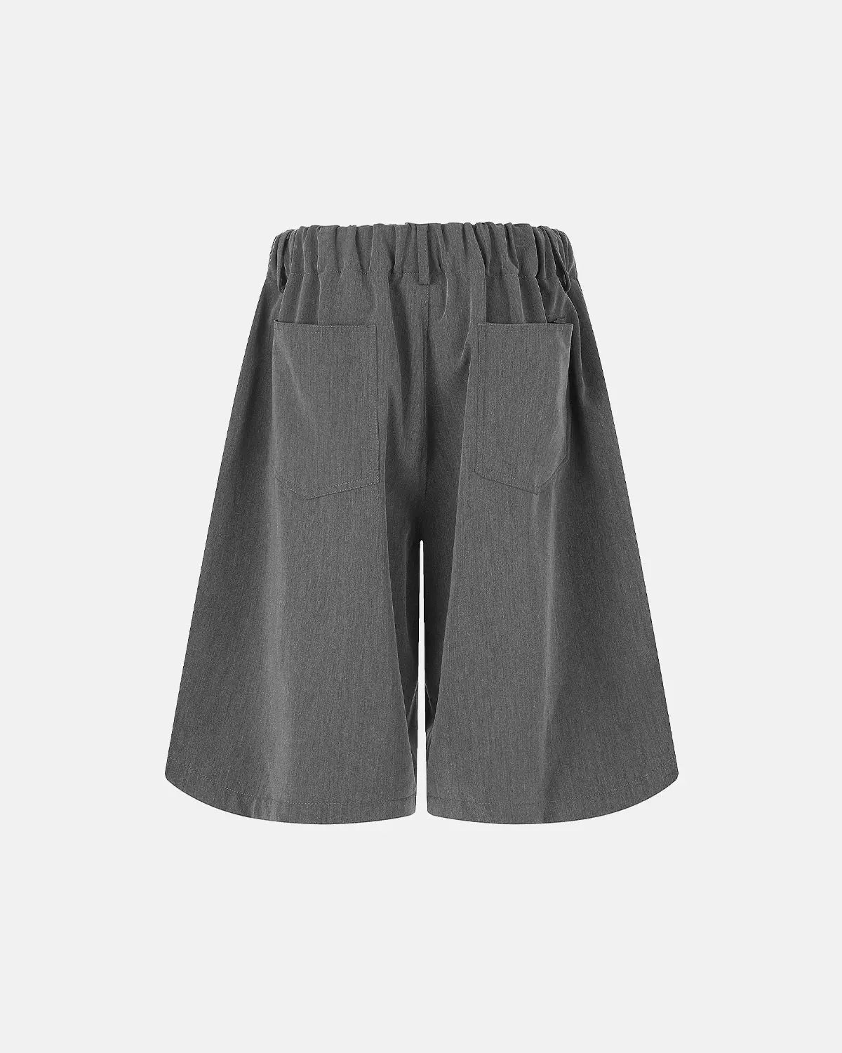 Drawstring Wide-Leg Tailored Shorts | Inflation Streetwear