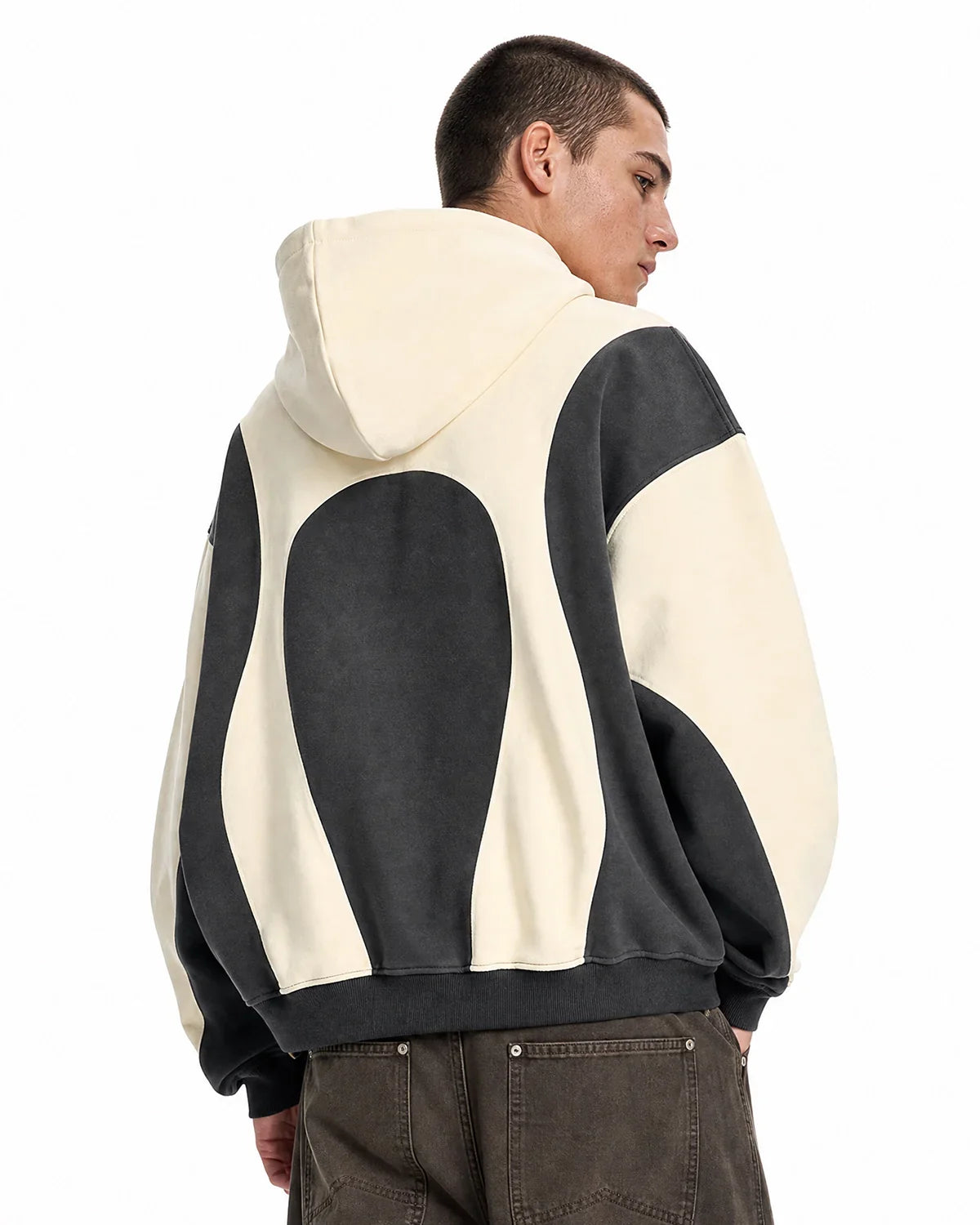 Patchwork Puff Print Hoodies | Inflation Streetwear