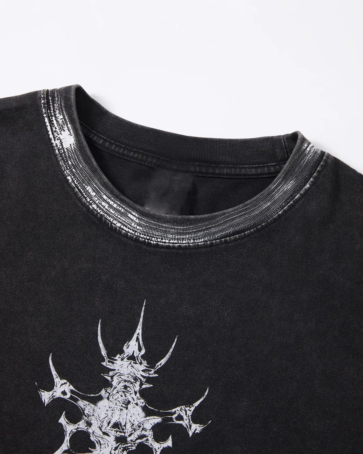 Distressed Painted Graphic Boxy T-Shirt | Inflation Streetwear