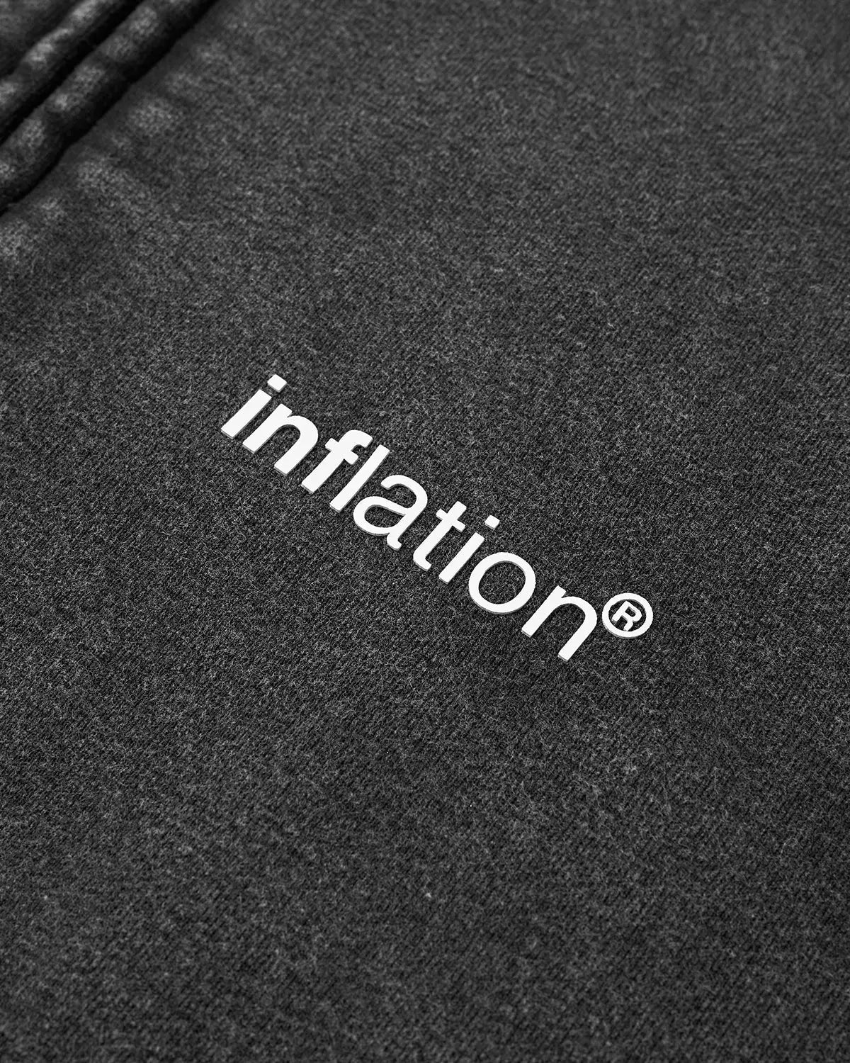 Brand Acid Washed Fleece Zip Up Hoodies | Inflation Streetwear