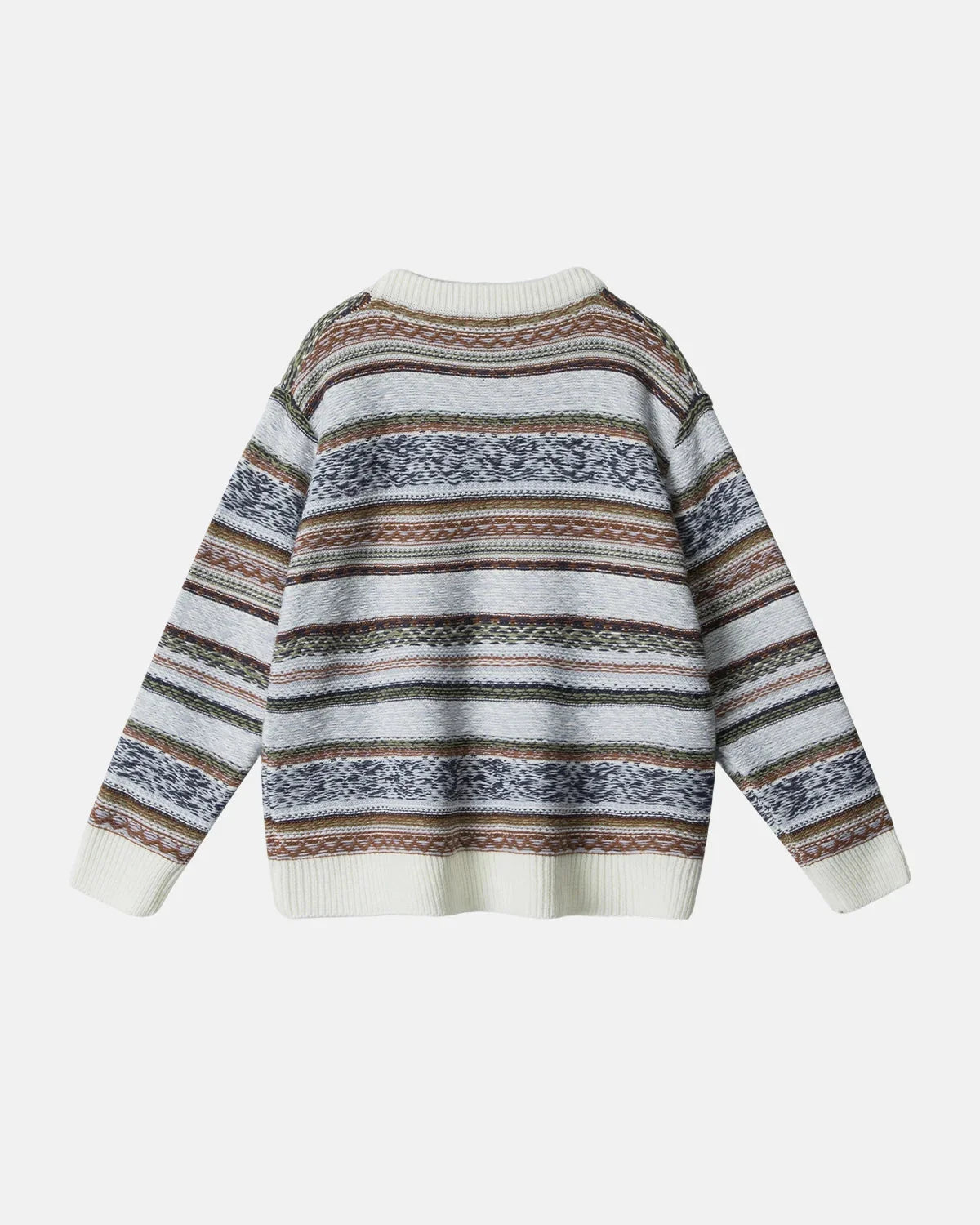 Round Neck Stripe  Jacquard Pullovers | Inflation Streetwear