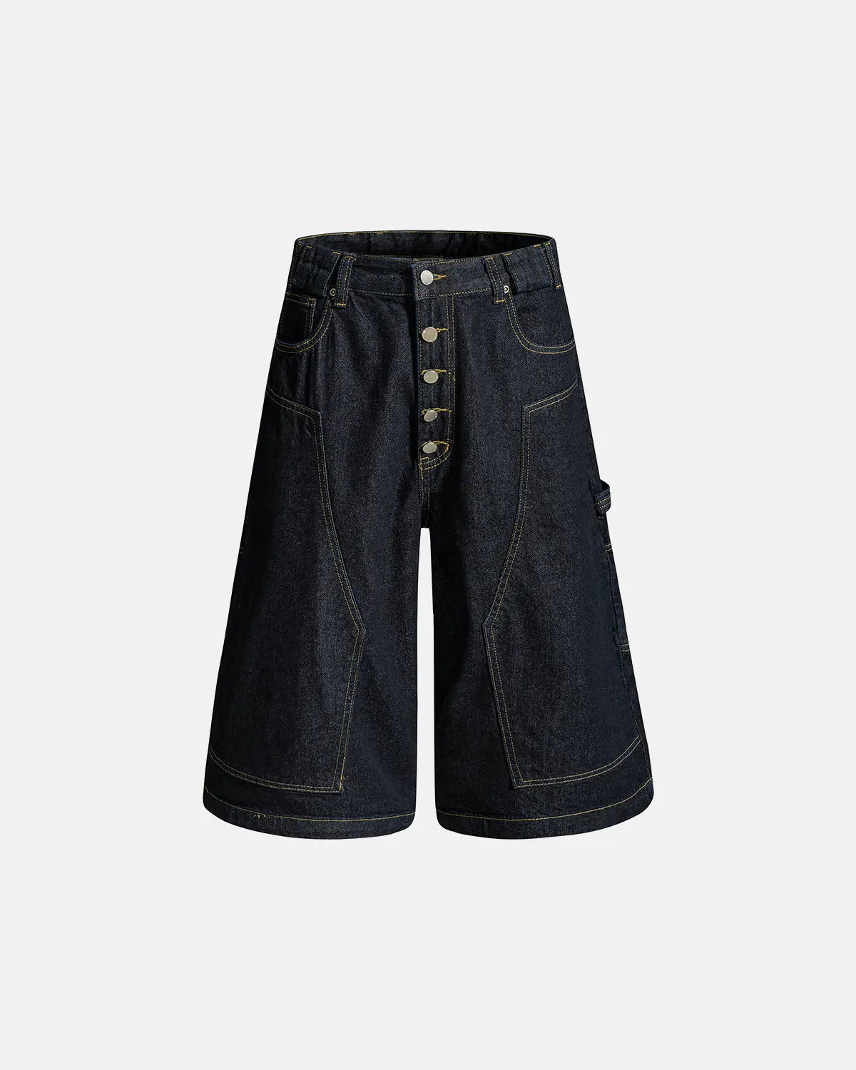 Deconstructed Wide leg Longline Jorts | Inflation Streetwear