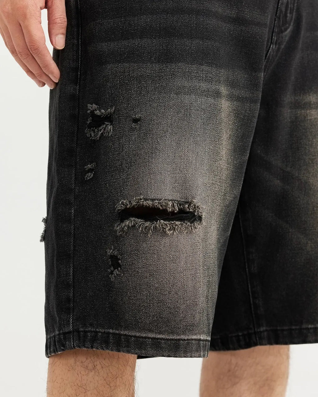 Vintage Ripped Washed Jorts | Inflation Streetwear