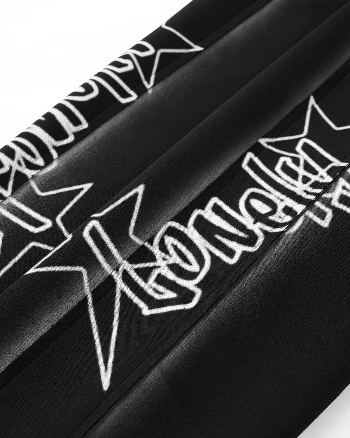 Stitching Spray-Painted Graffiti Sweatpant | Inflation Streetwear