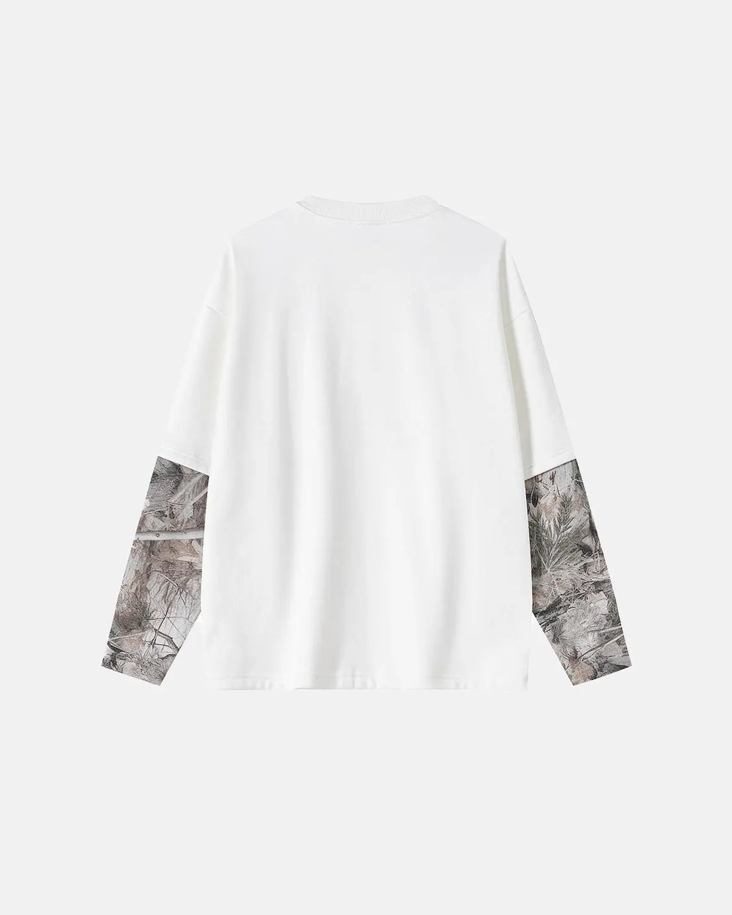 Camo Layered Oversized T-Shirt | Inflation Streetwear