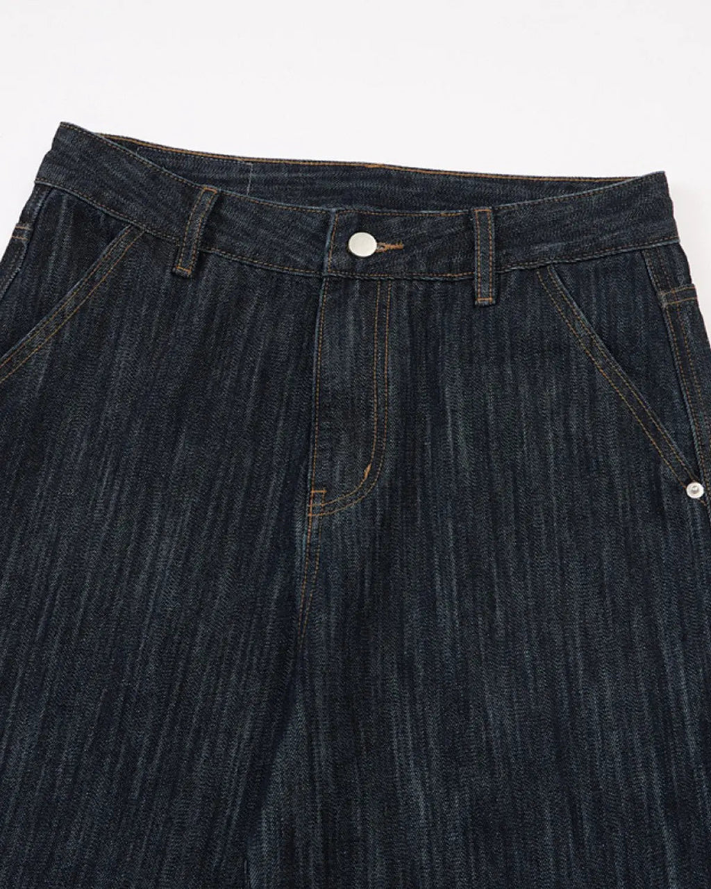 Dark Indigo Wide Bootcut Jeans | Inflation Streetwear