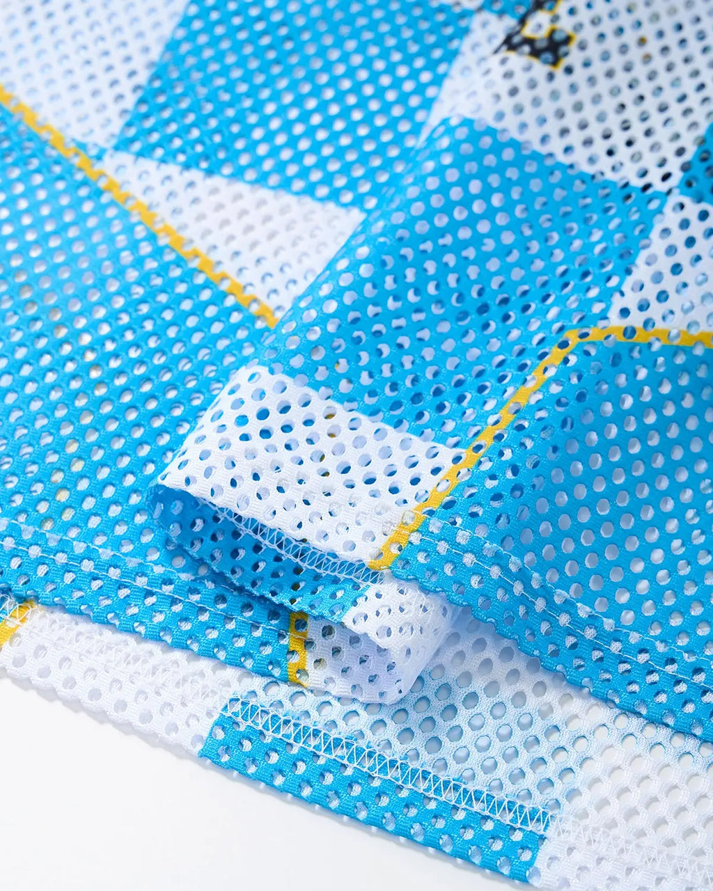 Varsity Checkerboard Mesh Jersey | Inflation Streetwear