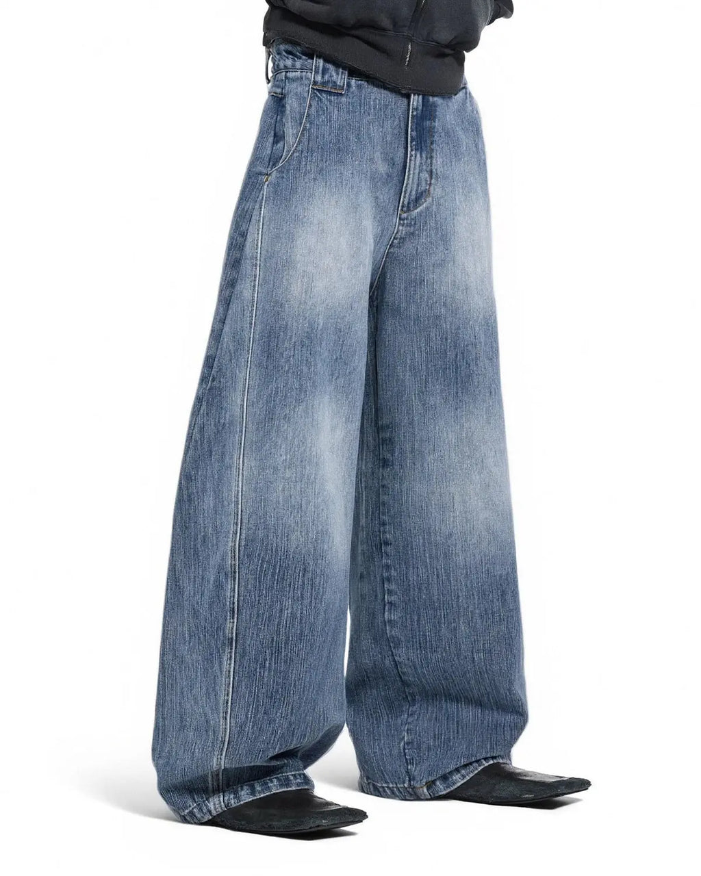 Bamboo Weave Barrel Jeans | Inflation Streetwear