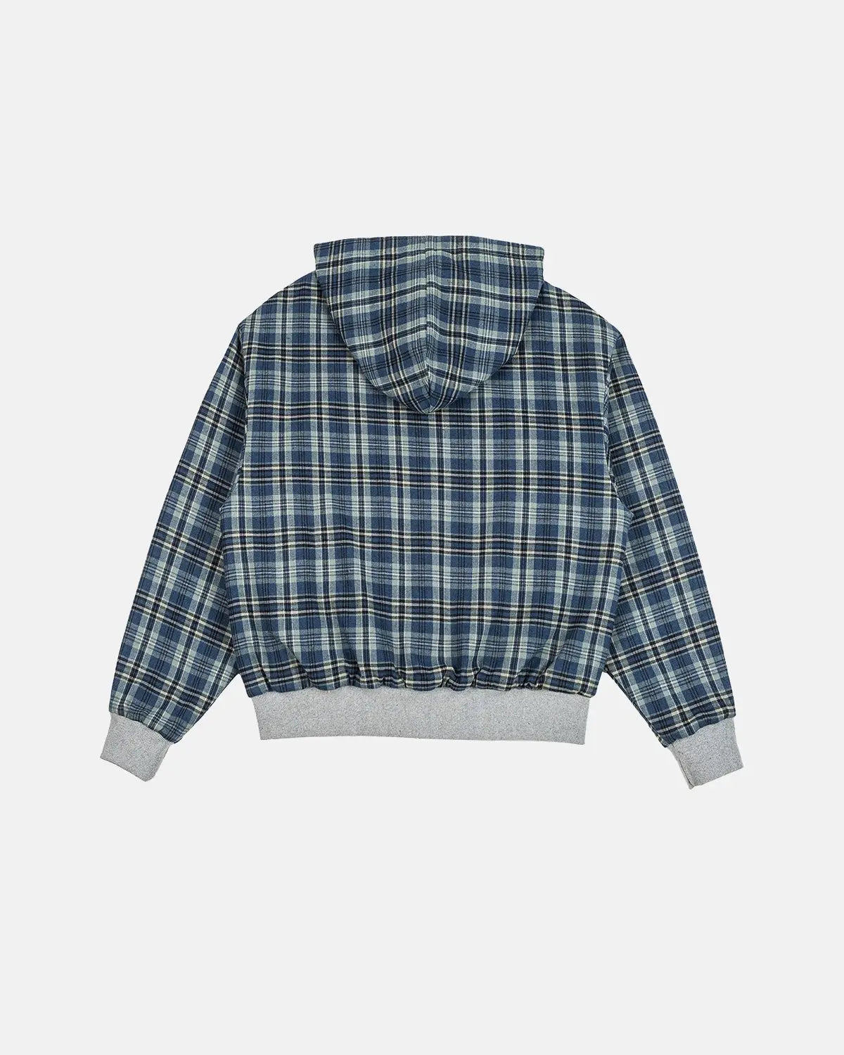 Reversible Plaid Cropped Hoodies | Inflation Streetwear