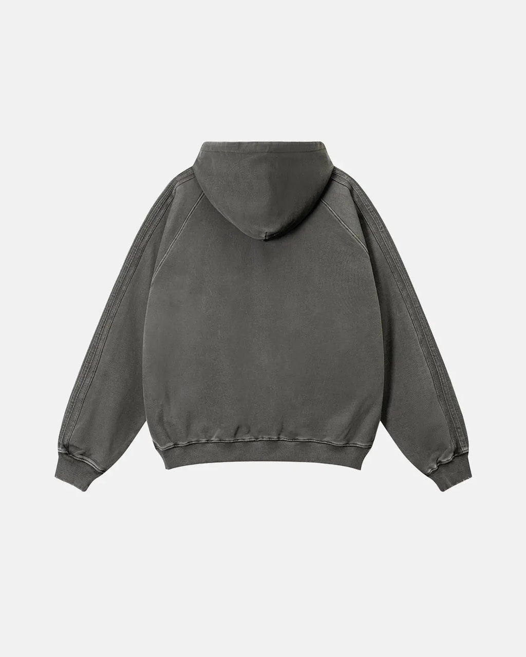 Frayed Seam Acid Wash Hoodies | Inflation Streetwear