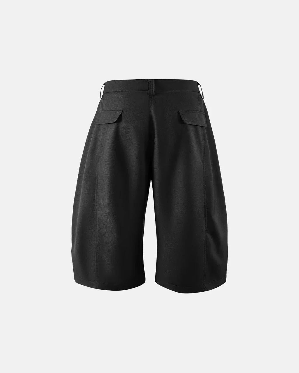 Pleated Barrel Tailored Bermuda Shorts | Inflation Streetwear