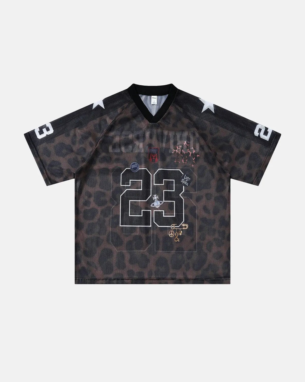 Number 23 Leopard Mesh Jersey | Inflation Streetwear
