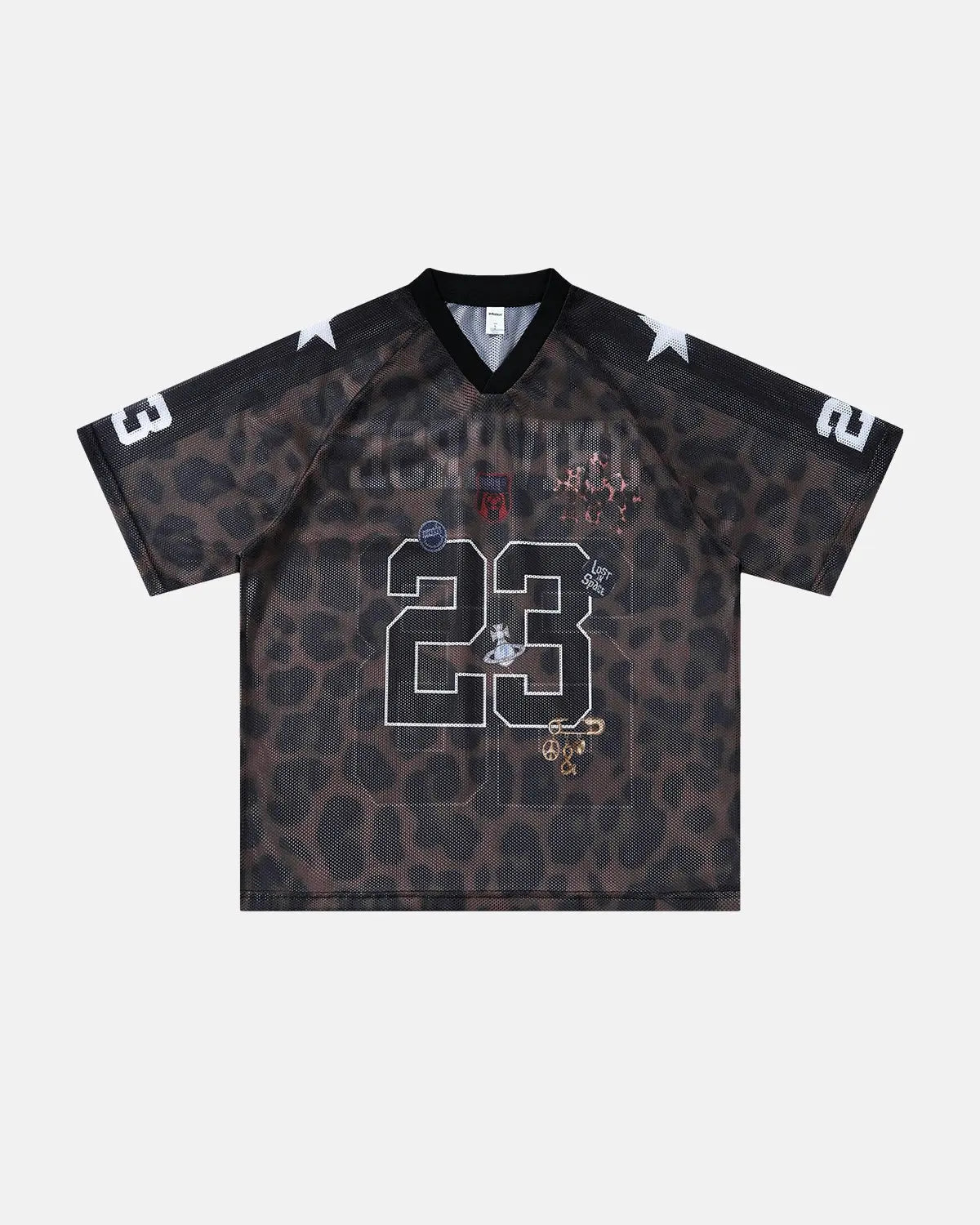 Number 23 Leopard Mesh Jersey | Inflation Streetwear