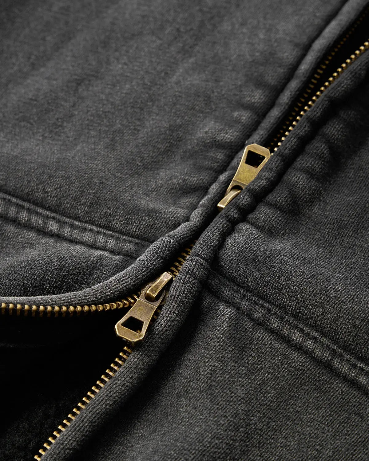 Distressed Washed Rhinestone Zip Up Hoodies | Inflation Streetwear