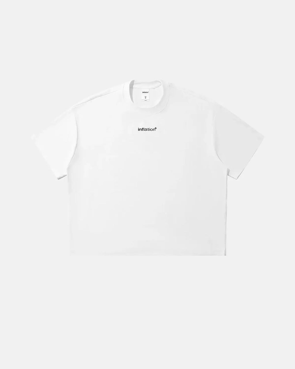 White Logo Boxy Tees | Inflation Streetwear