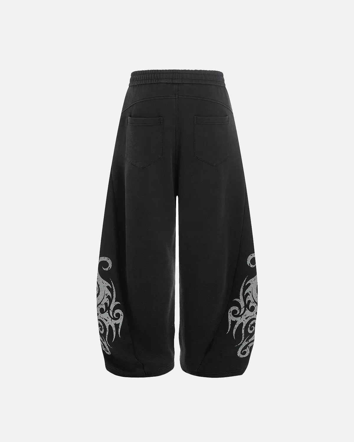Washed Distressed Barrel Sweatpants | Inflation Streetwear