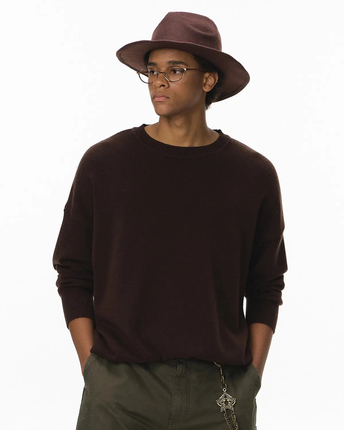 Crew Neck Knit Sweater| Inflation Streetwear