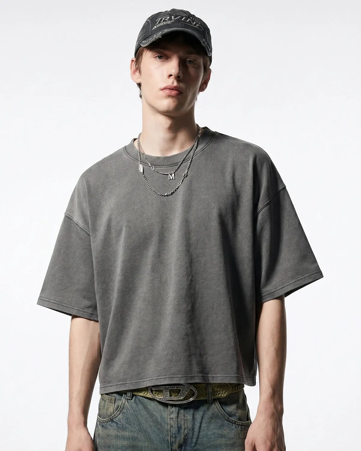 Distressed Boxy Washed Tees | Inflation Streetwear