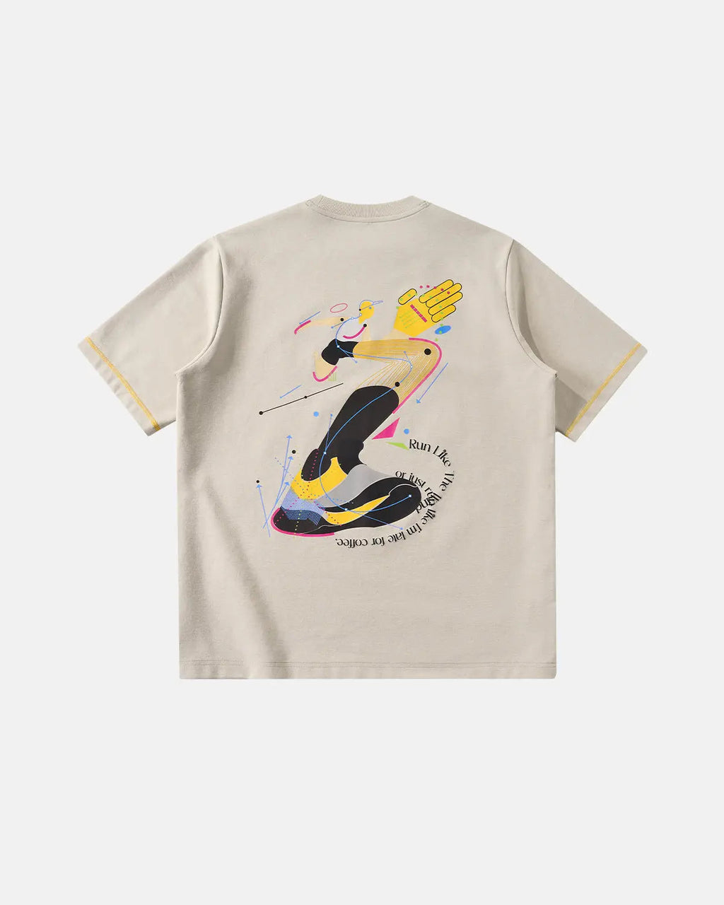 Contrast Stitching Graphic Tees | Inflation Streetwear