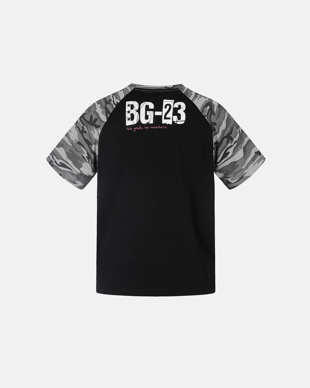 Camo Sleeve Graphic Boxy T-Shirt | Inflation Streetwear