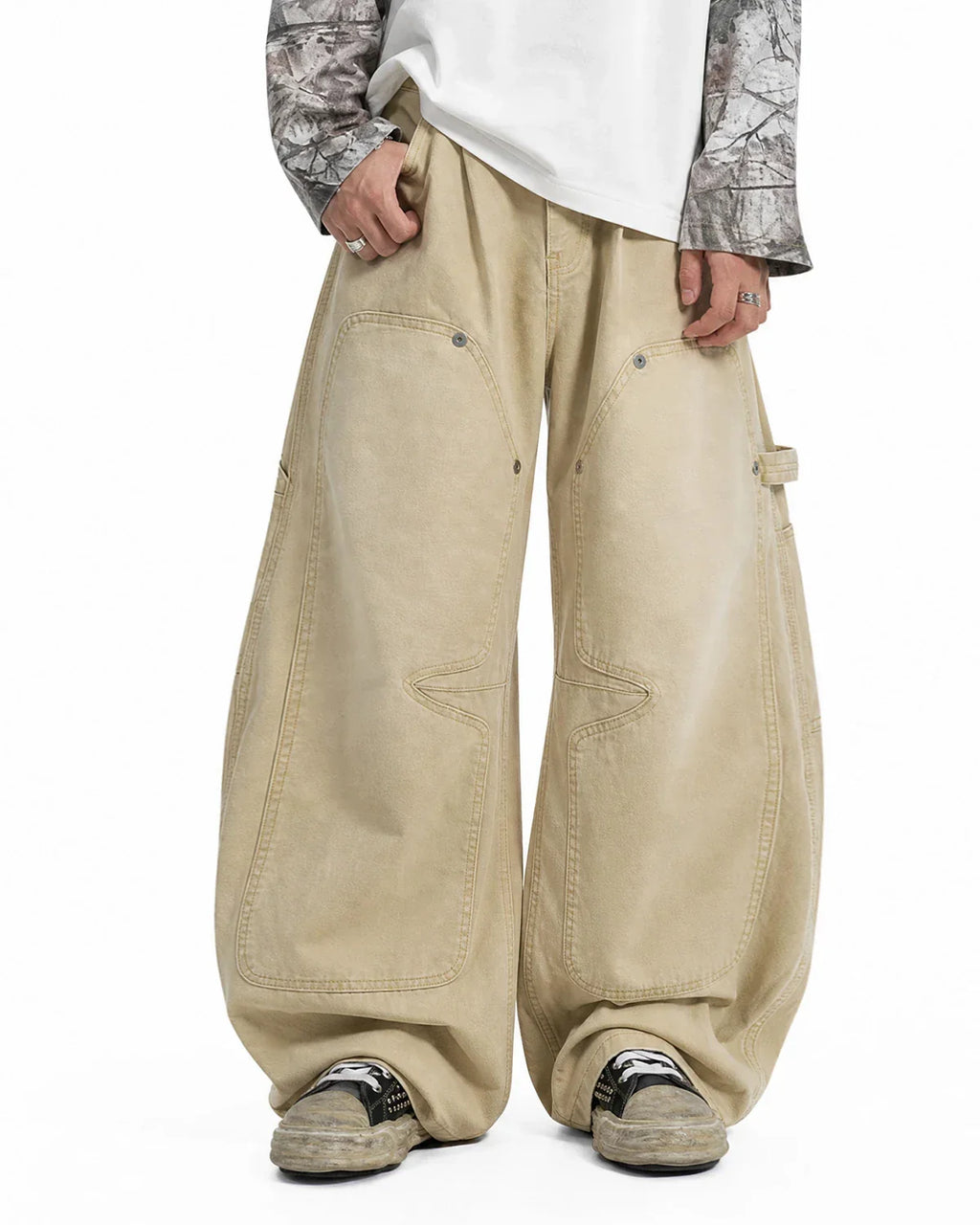 Washed Barrel Cargo Pants | Inflation Streetwear