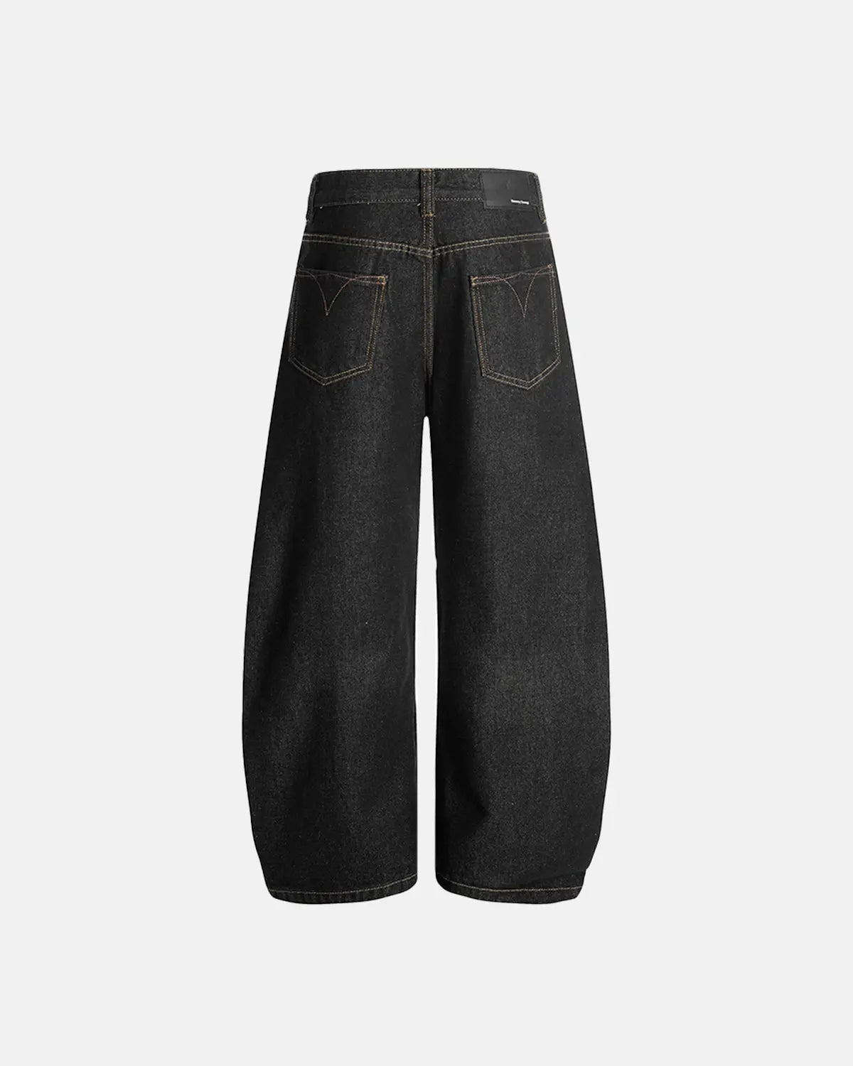 Raw Embroidery Baggy Jeans | Inflation Streetwear