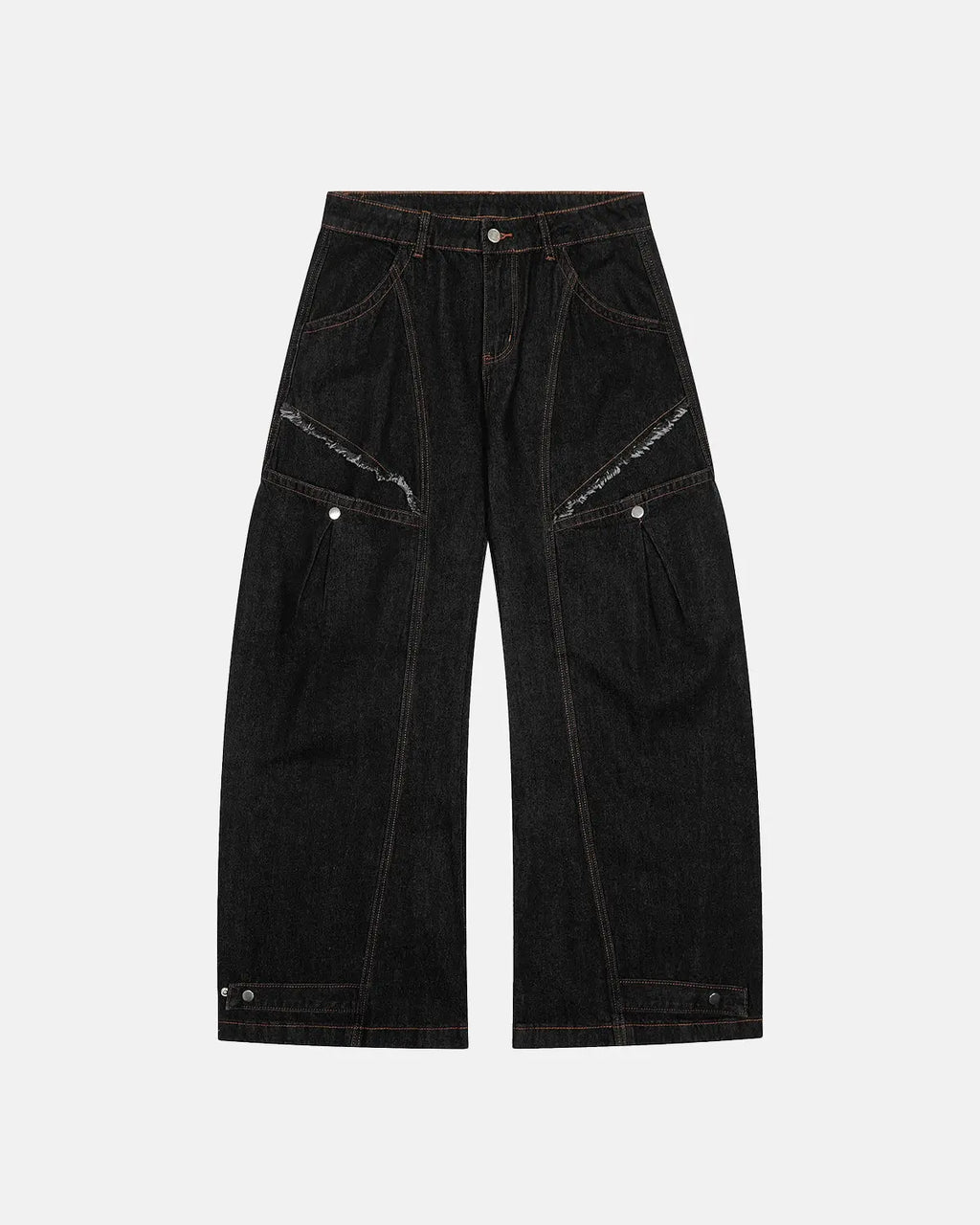 Black Super Barrel Jeans  | Inflation Streetwear