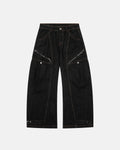 Black Super Barrel Jeans  | Inflation Streetwear