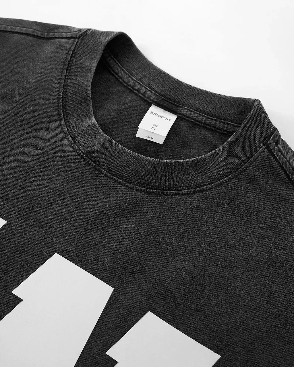 Reflective Logo Acid Wash Tees | Inflation Streetewear
