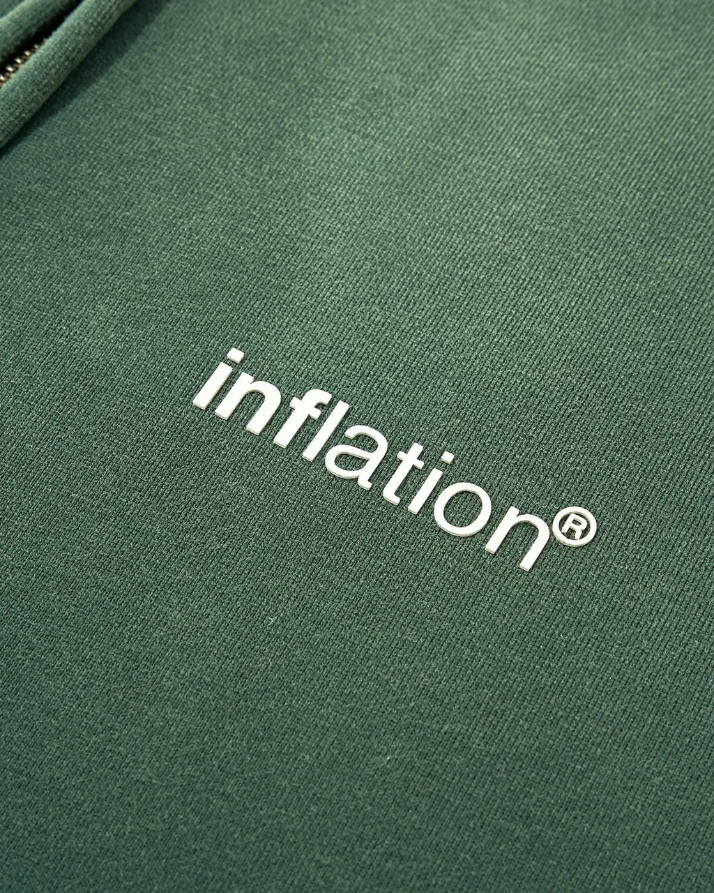 Green Monkey Wash Zip Up Hoodies | Inflation Streetwear
