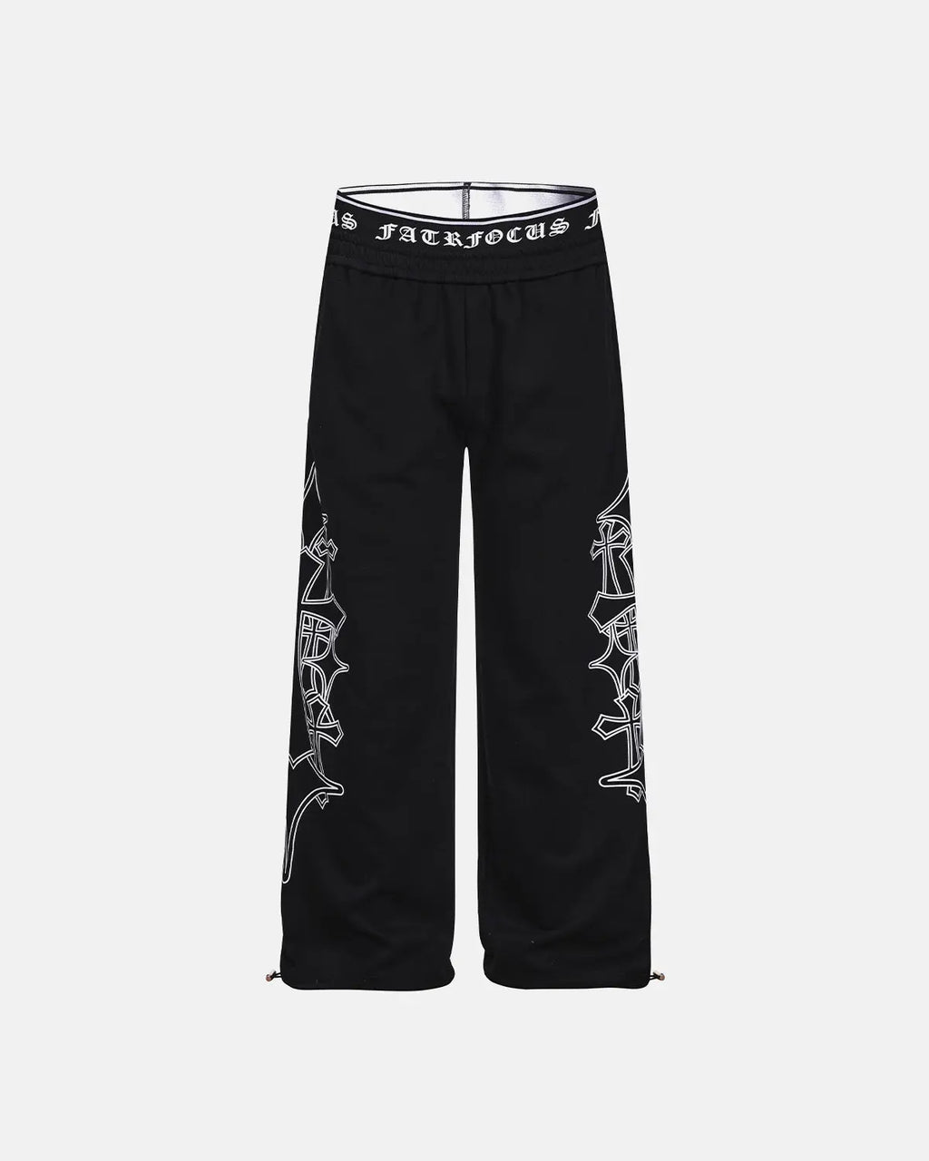 Gothic Layered Baggy Sweatpants | Inflation Streetwear