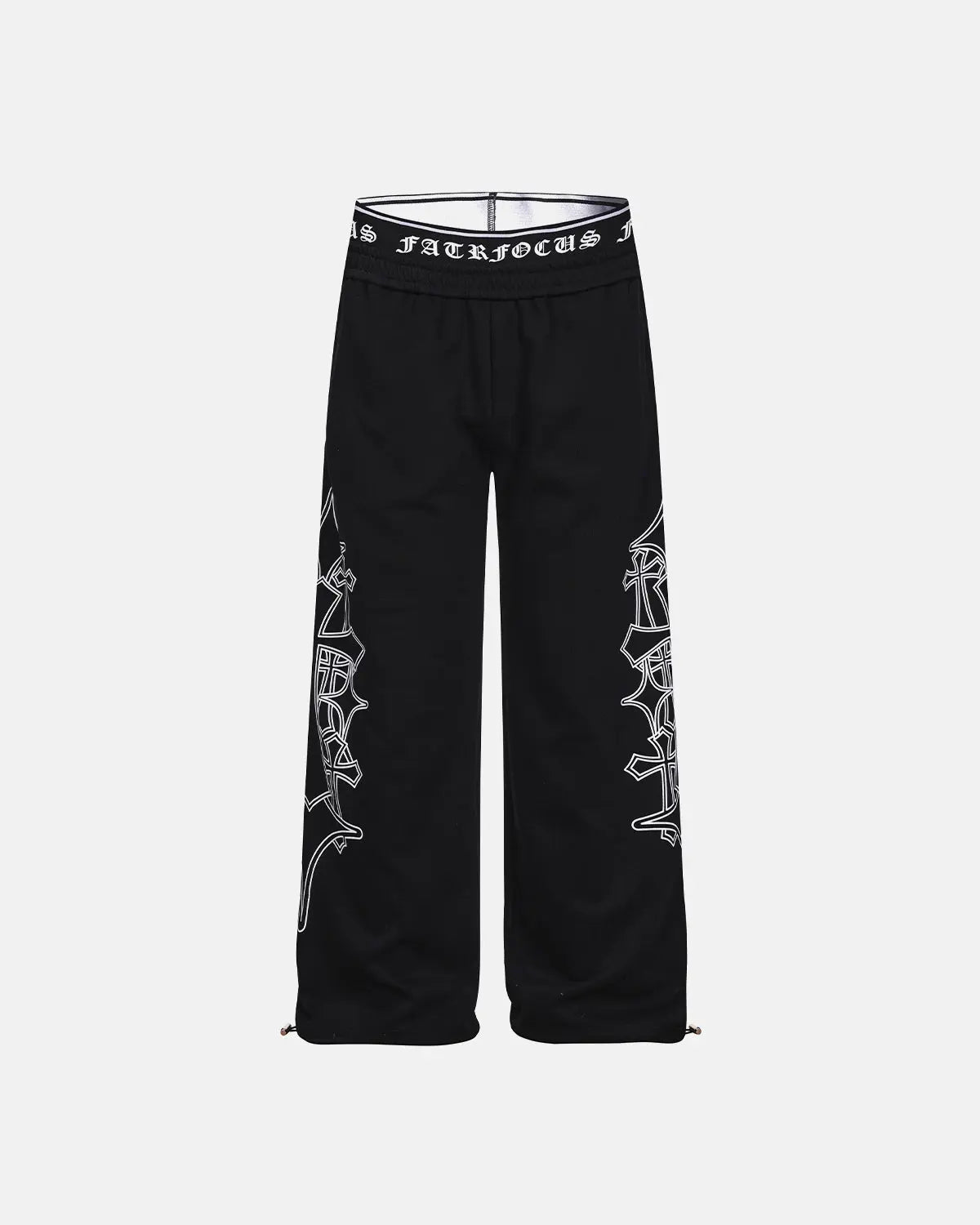 Gothic Layered Baggy Sweatpants | Inflation Streetwear