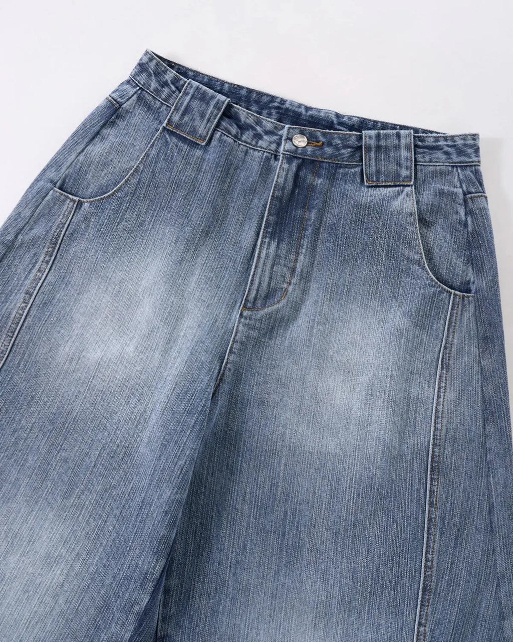 Bamboo Weave Barrel Jeans | Inflation Streetwear