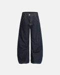 Raw Blue Deconstructed Baggy Jeans | Inflation Streetwear