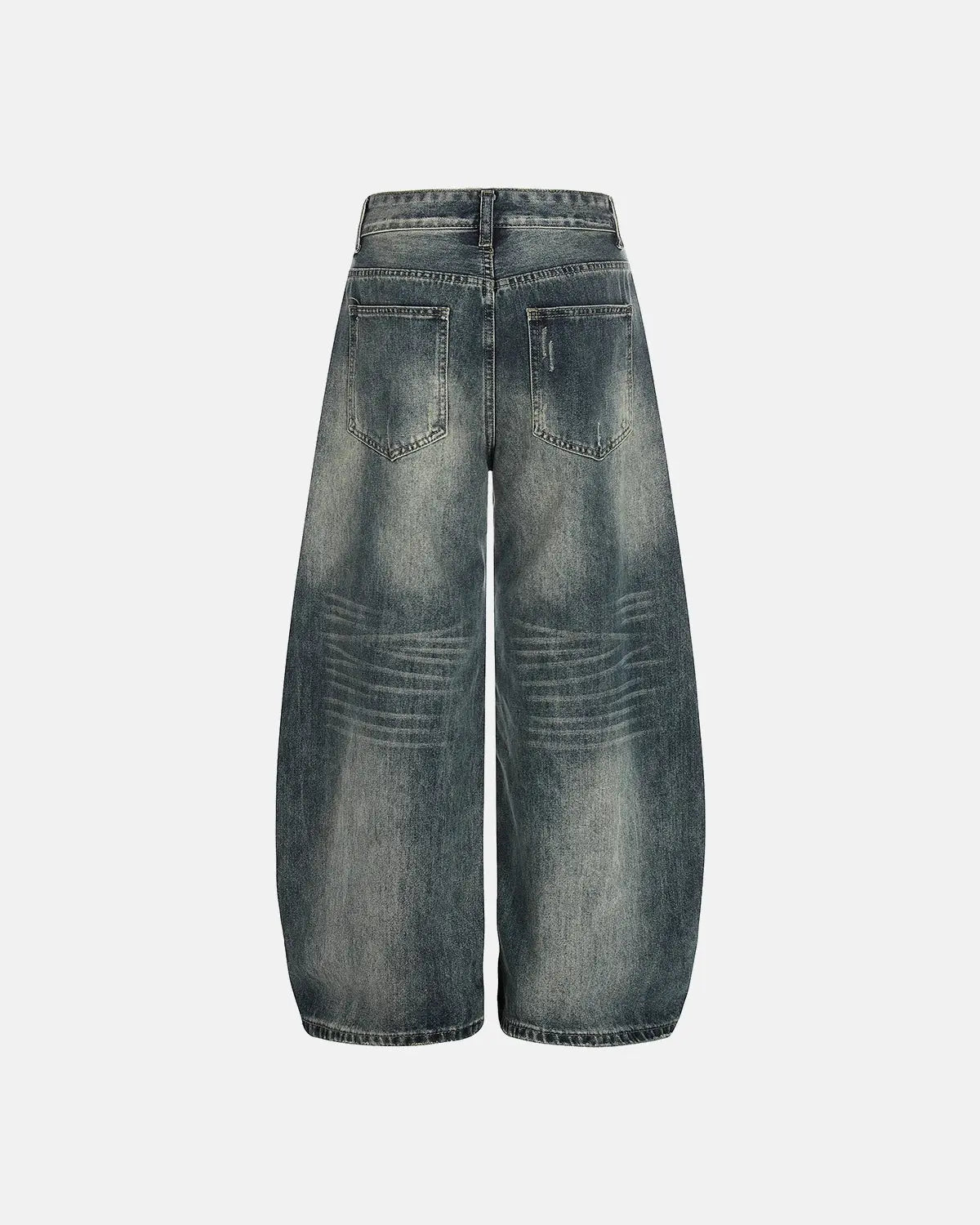 Acid Washed Ripped Baggy Barrel Jeans | Inflation Streetwear