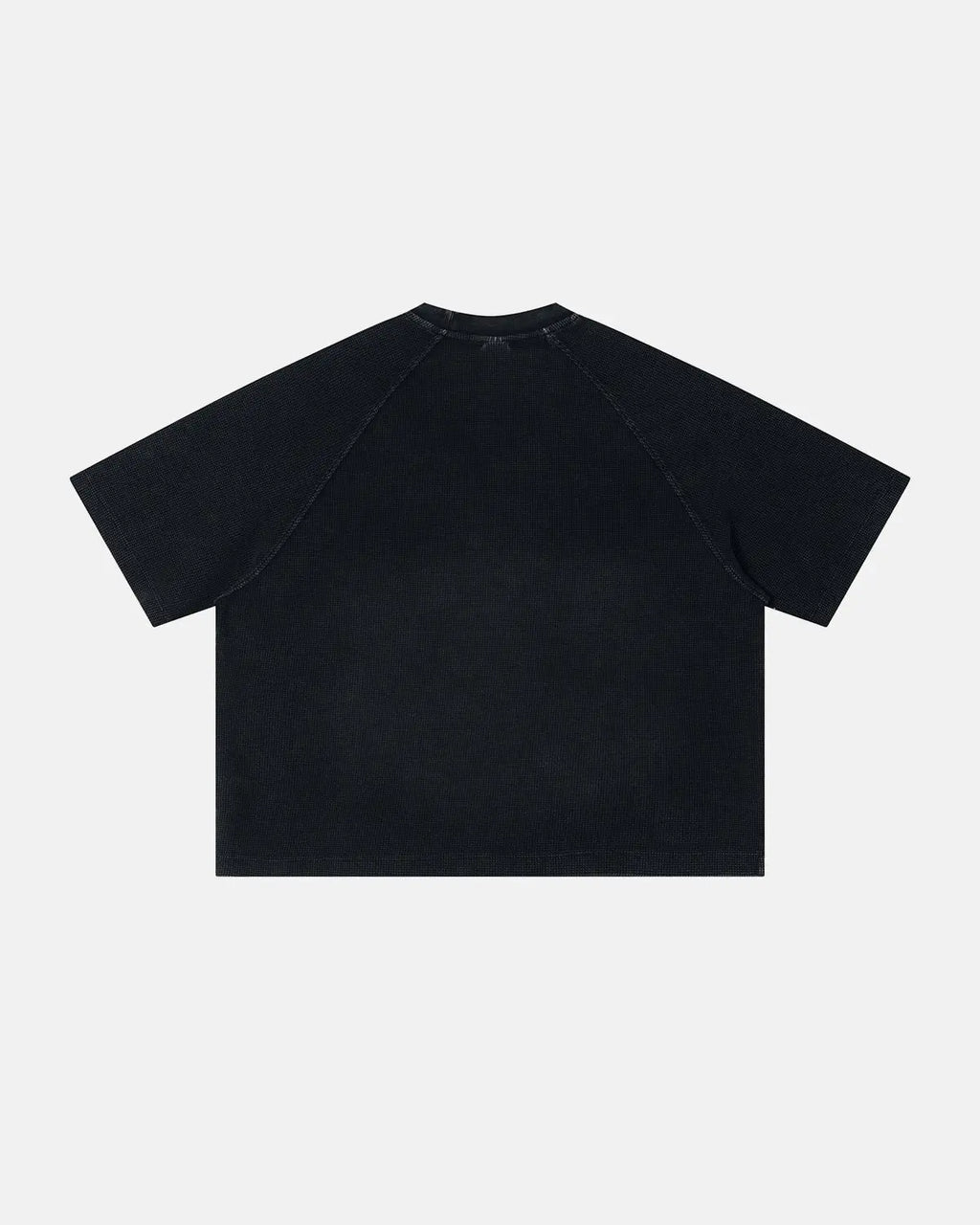 Washed Graphic Boxy Waffle T-Shirt | Inflation Streetwear