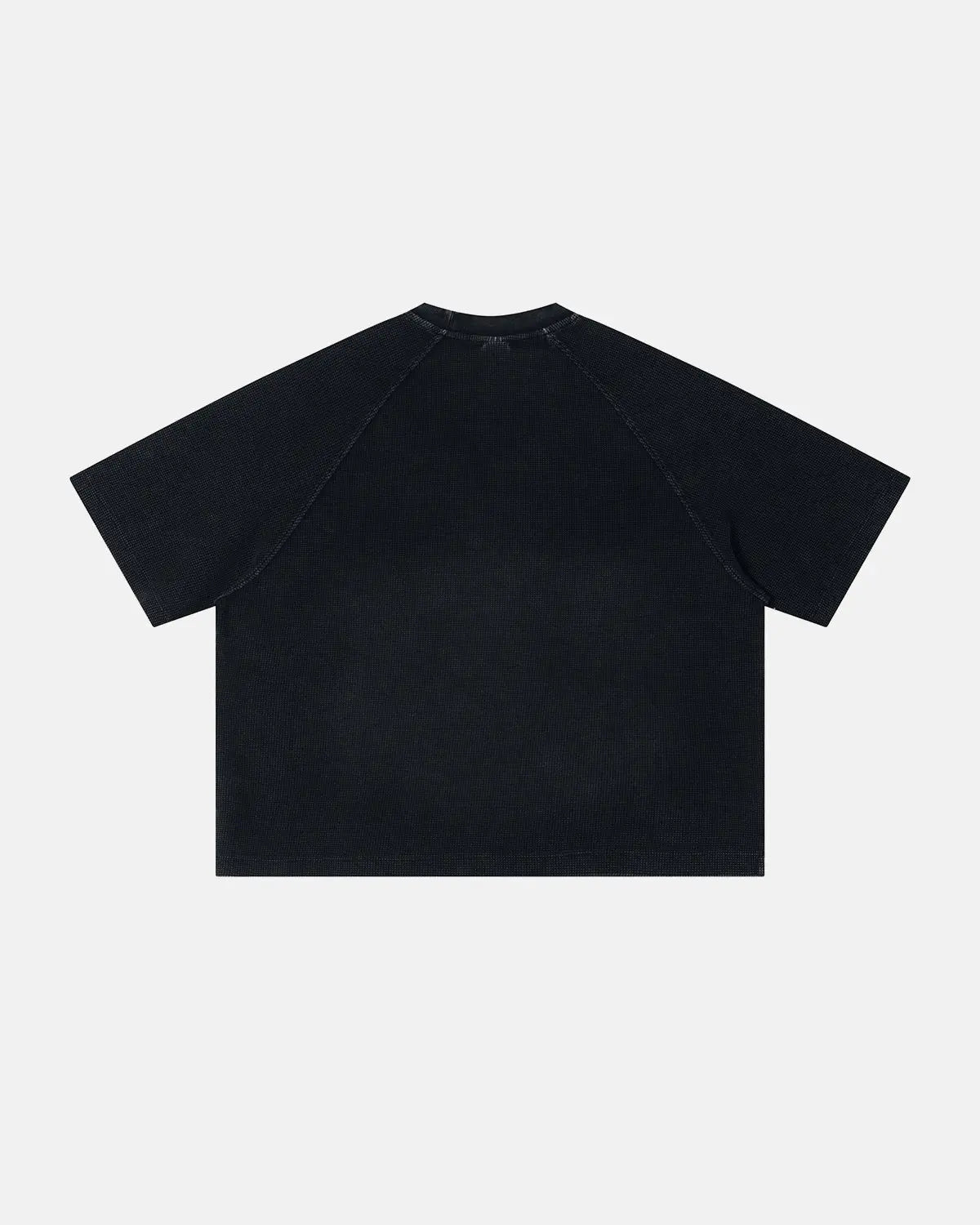 Washed Graphic Boxy Waffle T-Shirt | Inflation Streetwear