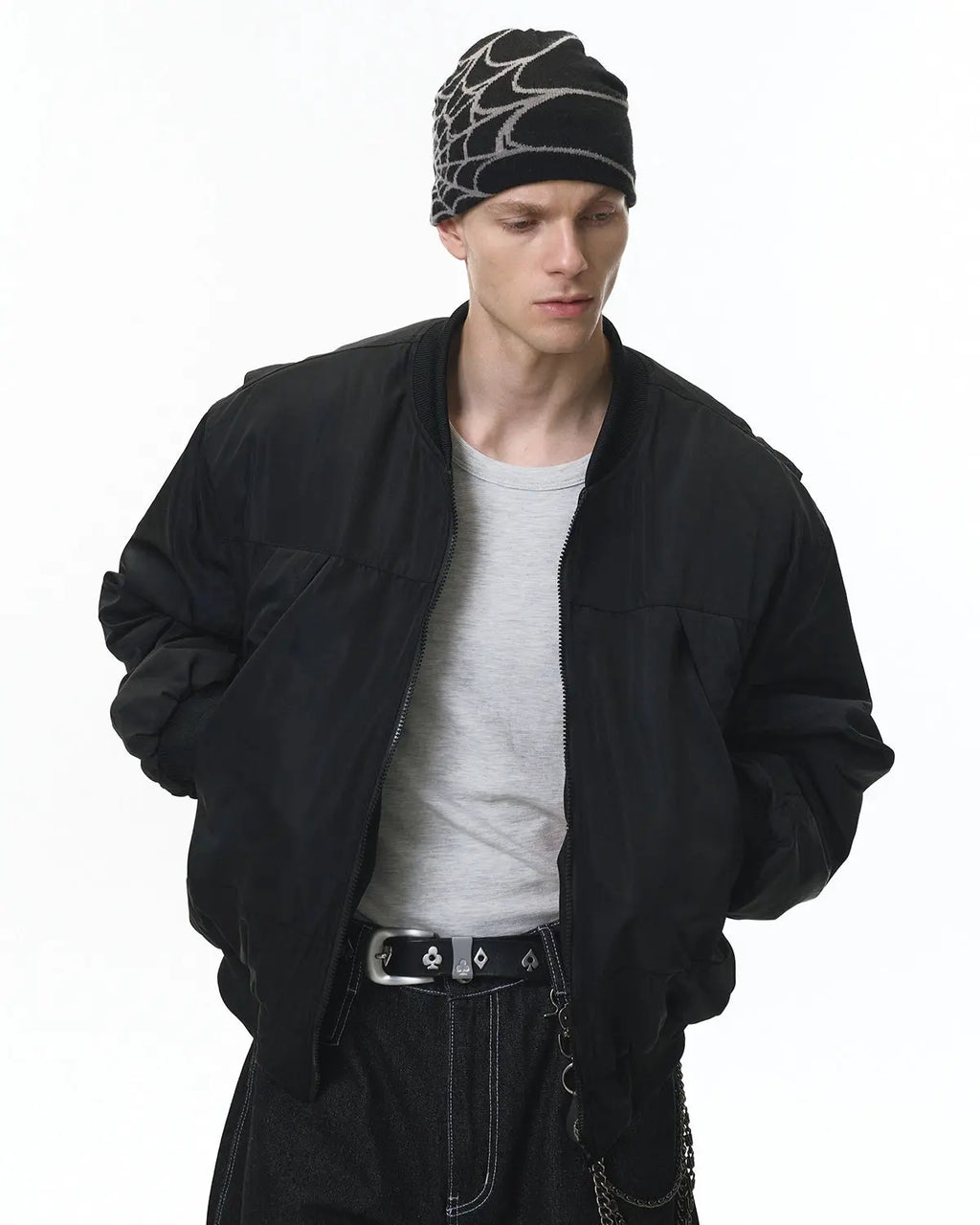 Detachable Layered Camo Bomber Jacket | Inflation Streetwear