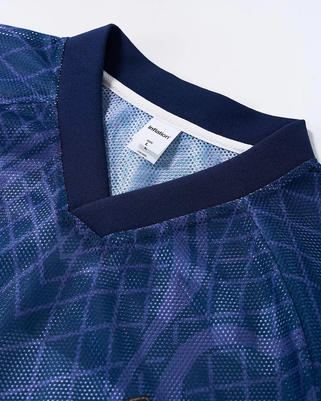 Geometric Pattern Mesh Jersey | Inflation Streetwear